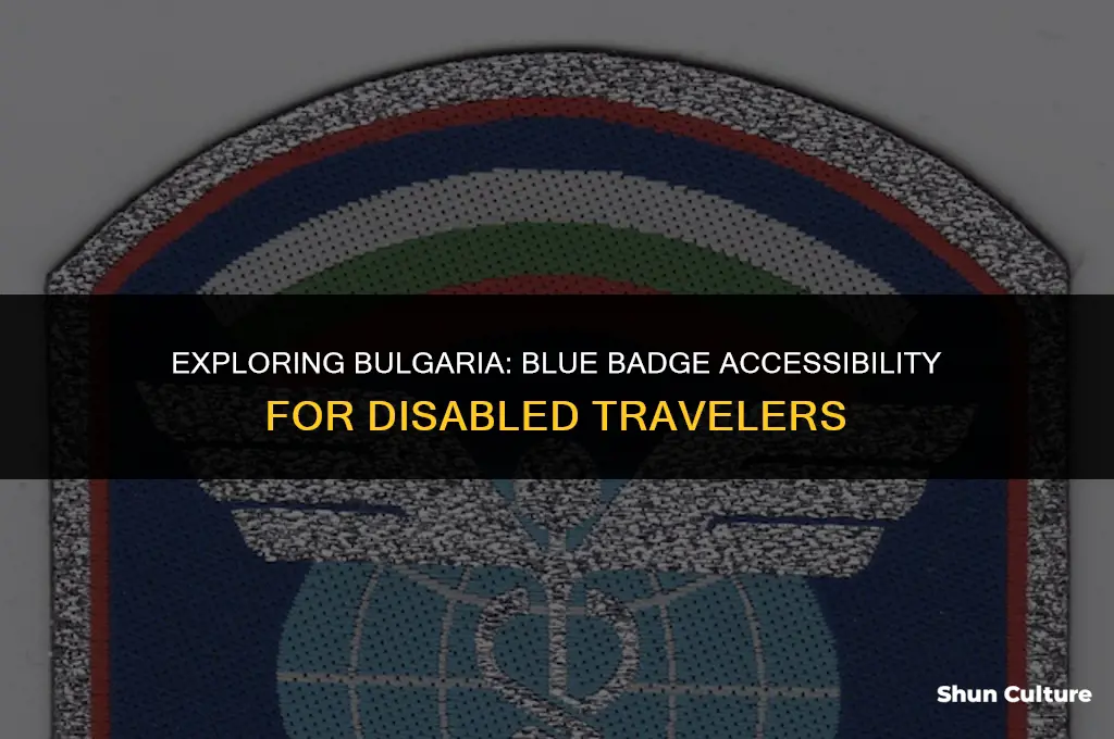 can I use my blue badge in bulgaria