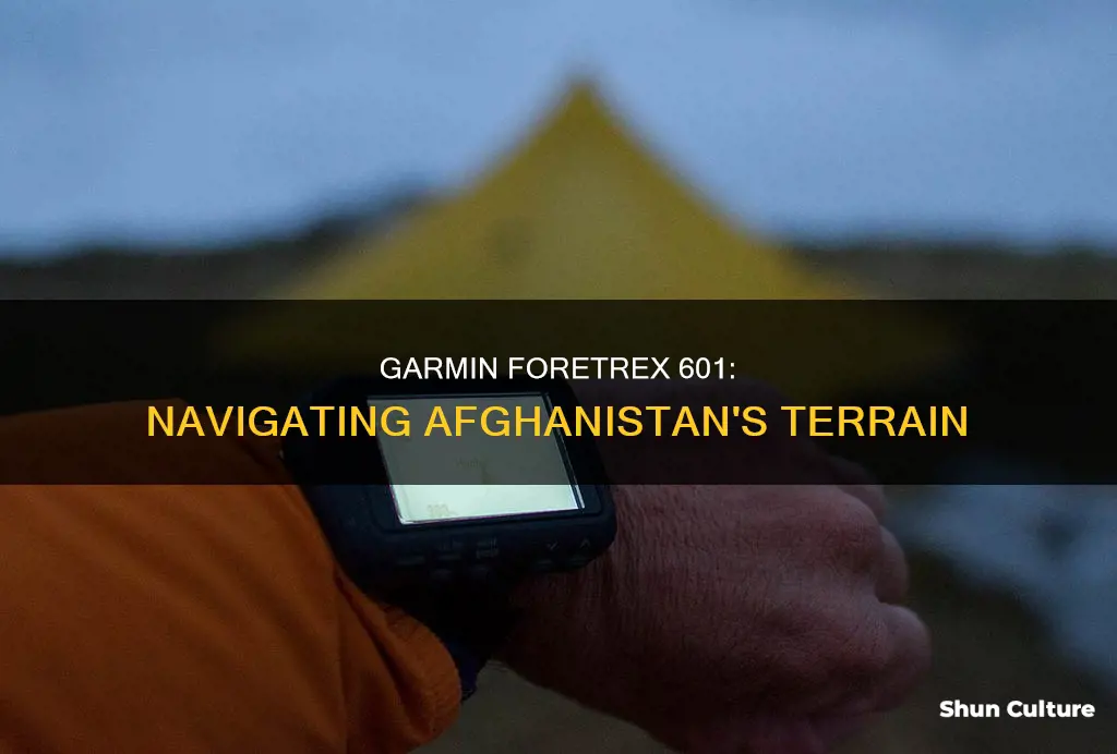 can I use my garmin foretrex 601 in afghanistan