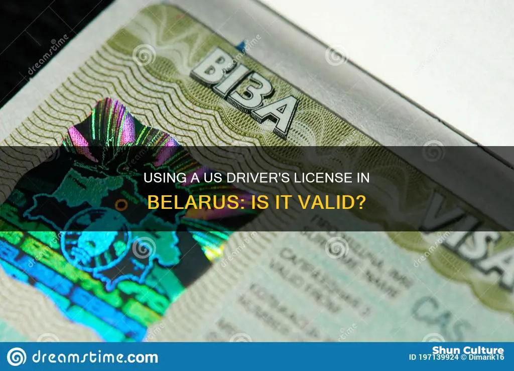 can I use us driver license in belarus