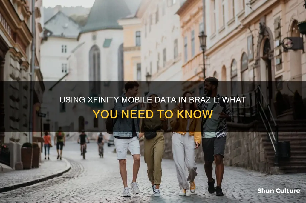 can I use xfinity mobile data on brazil