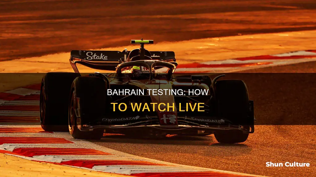 can I watch bahrain testing