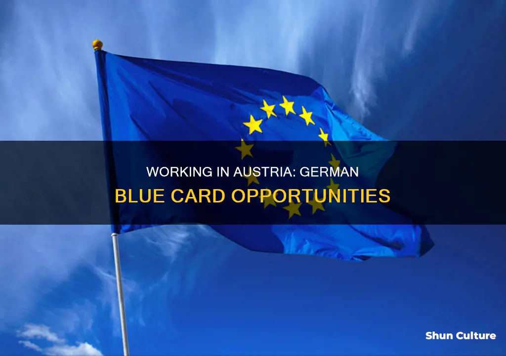 can I work in austria with german blue card