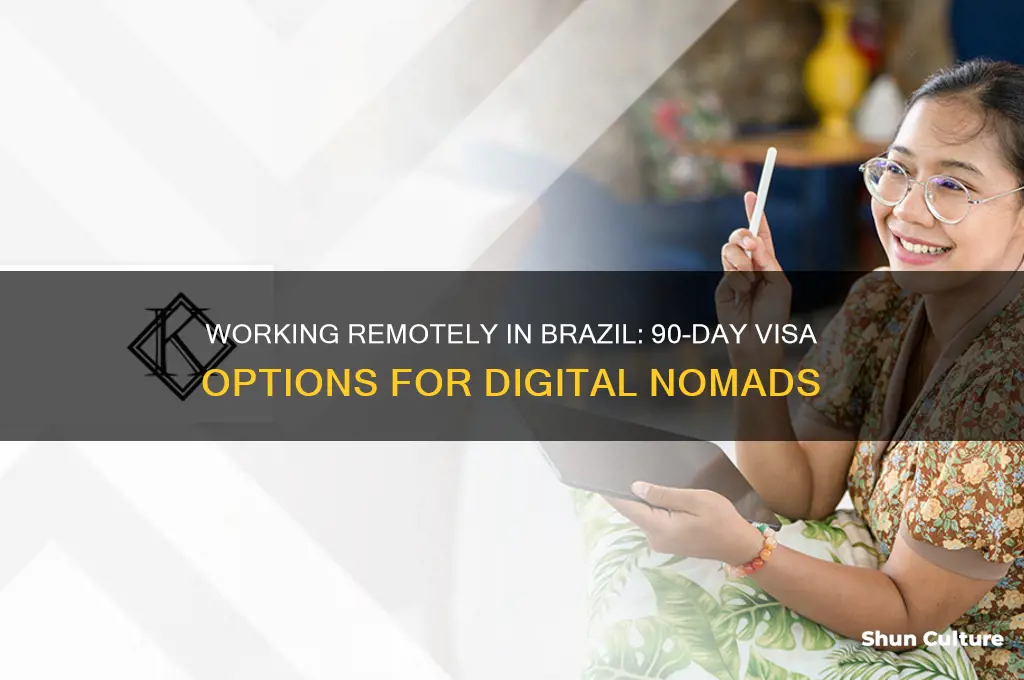 can I work remotely abroad for 90 days in brazil