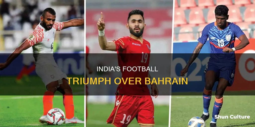 can india beat bahrain football