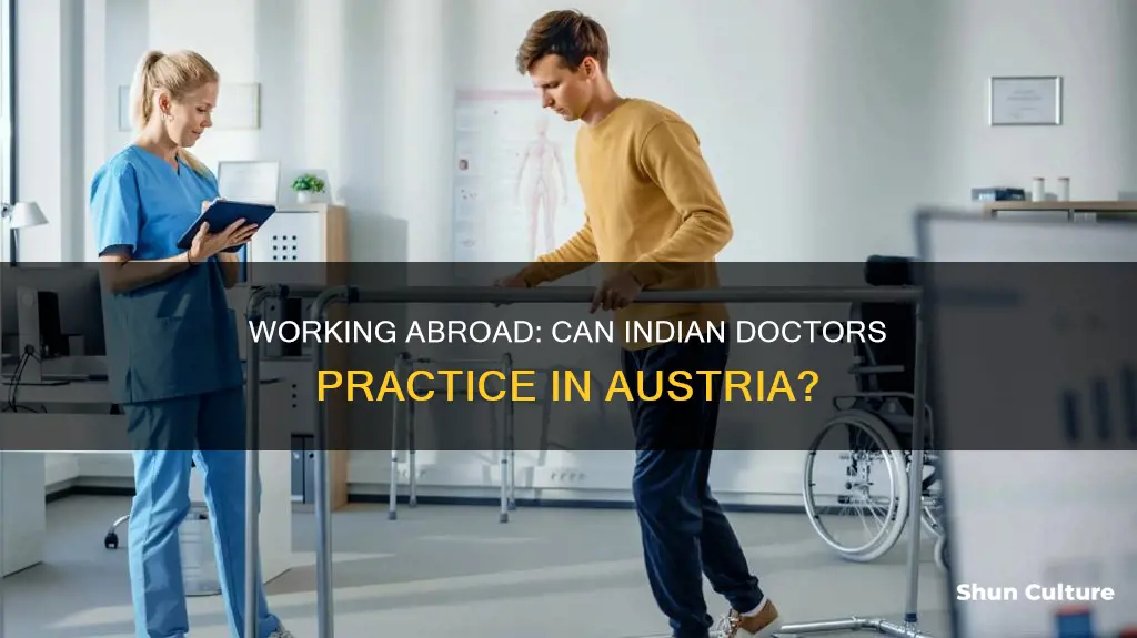 can indian doctors work in austria