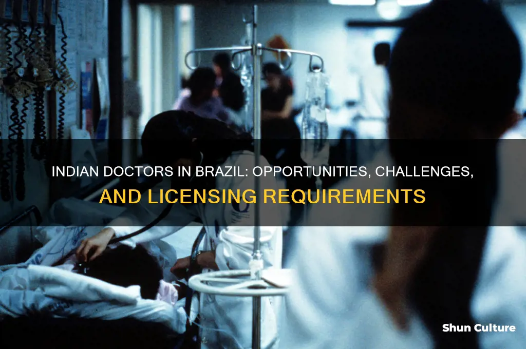 can indian doctors work in brazil