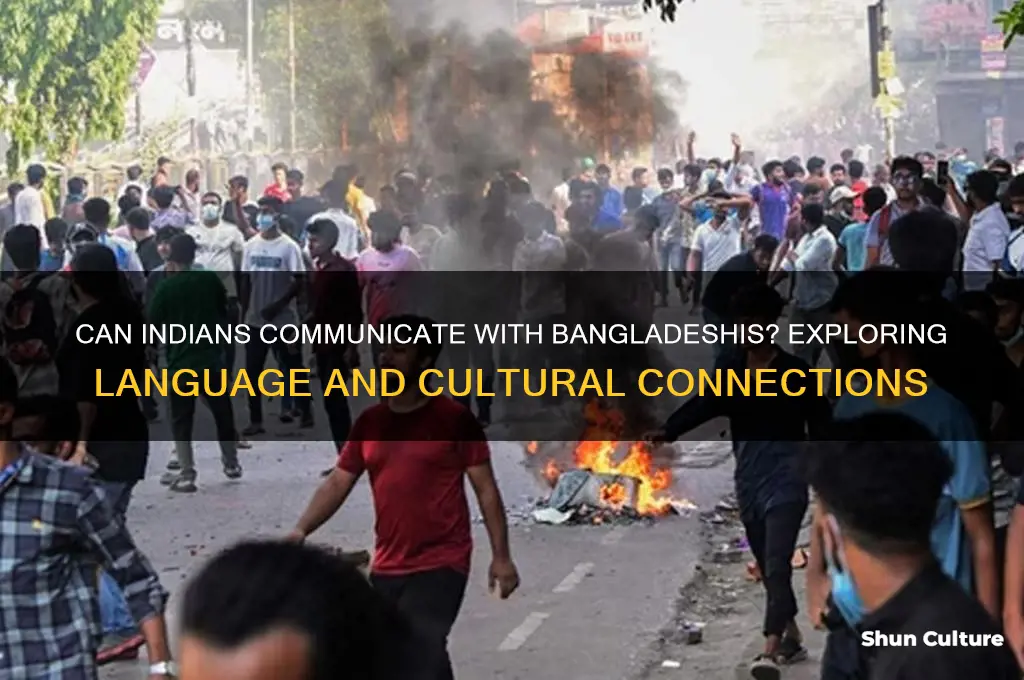 can indians speak to bangladesh