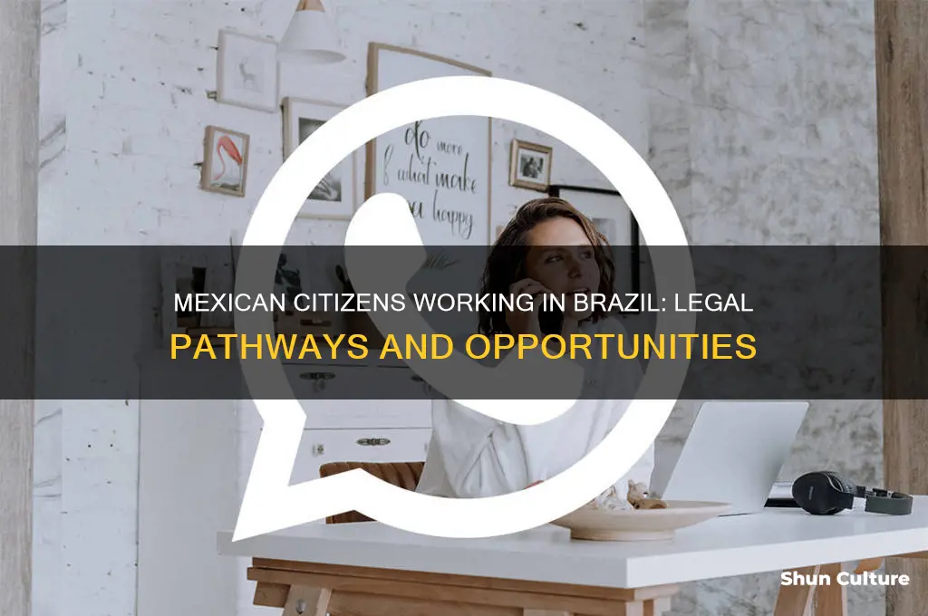 can mexican citizens work in brazil