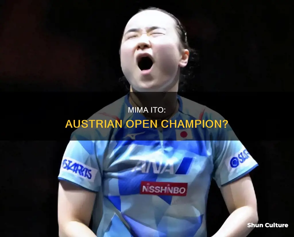 can mima ito win the austrian open