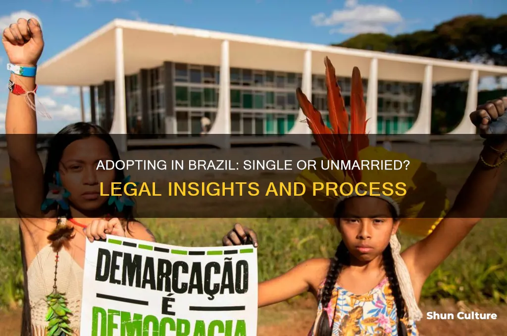 can people adopt in brazil without being married