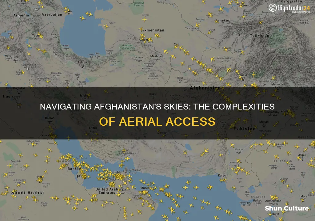 can planes fly over afghanistan