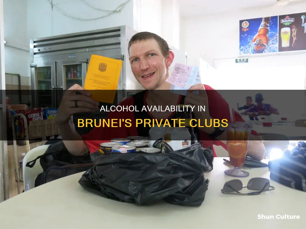 can private clubs in brunei serve alcohol