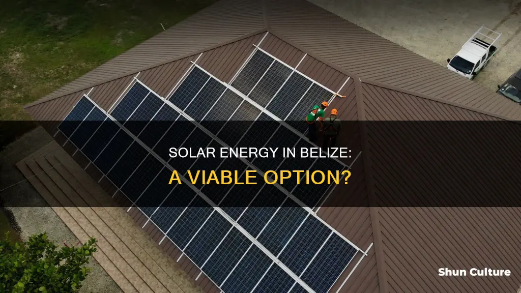 can solar energy be used in belize