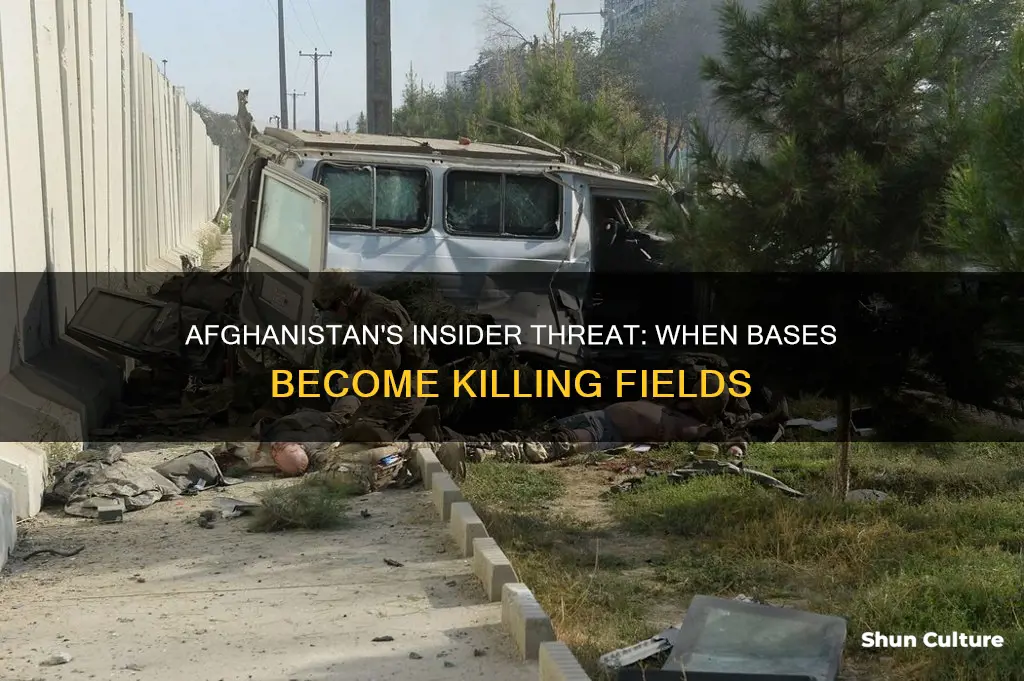 can soldiers get killed on their bases in afghanistan