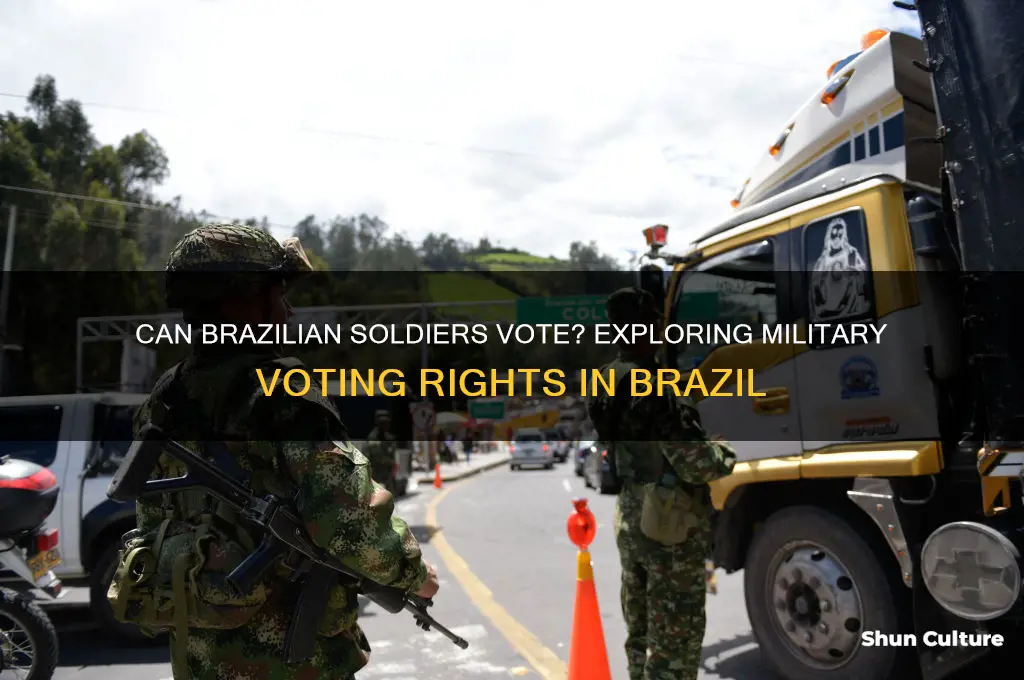 can soldiers in brazil vote