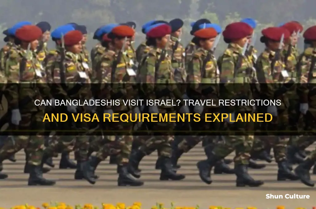 can someone from bangladesh visit israel