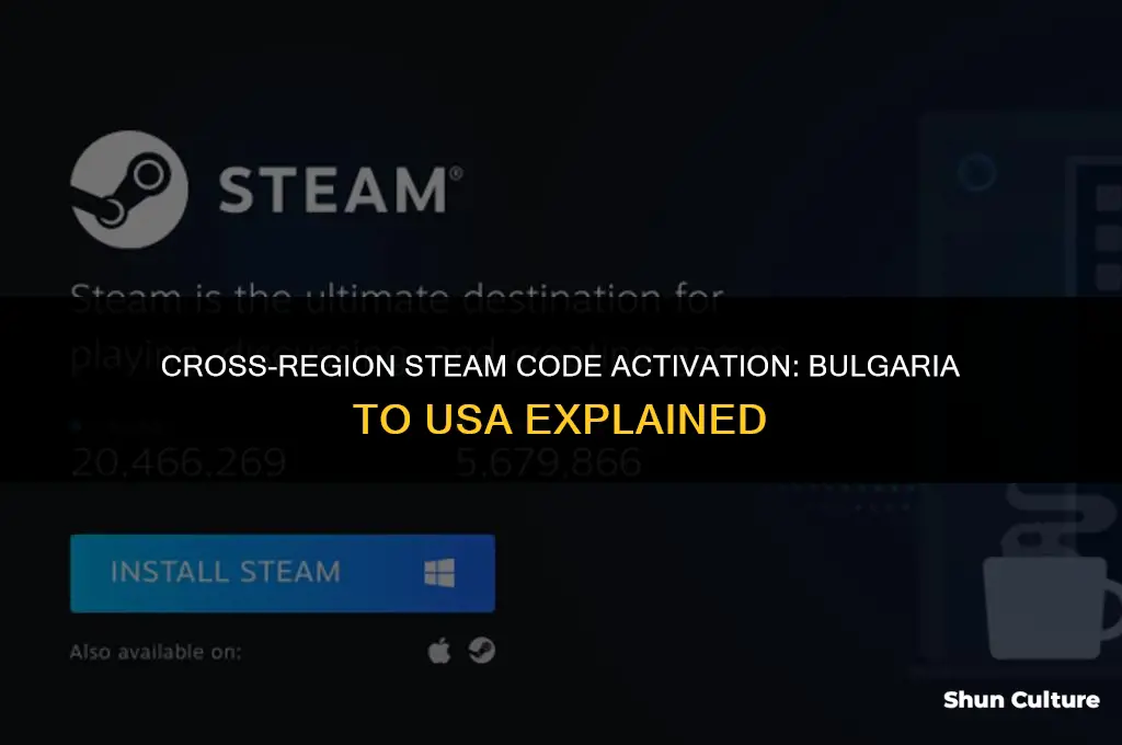can steam codes from bulgaria be activated in usa
