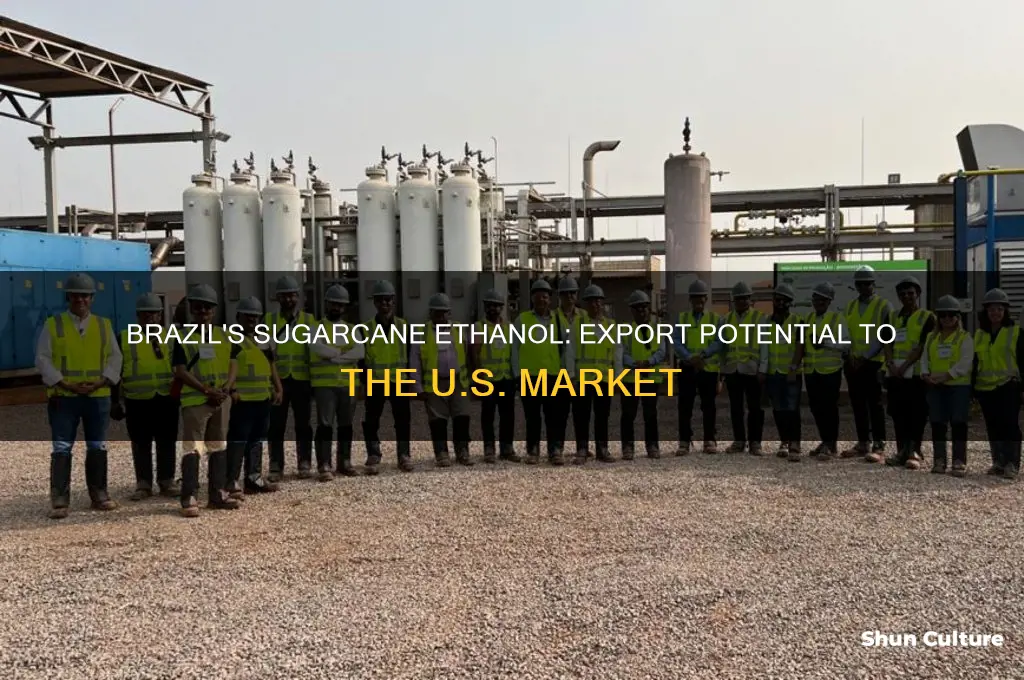 can sugar cane ethanol from brazil be export to usa
