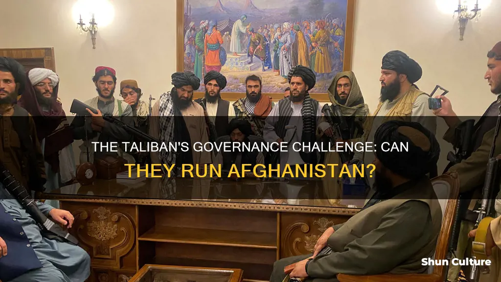 can the taliban run afghanistan