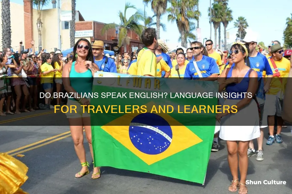 can they speak english in brazil