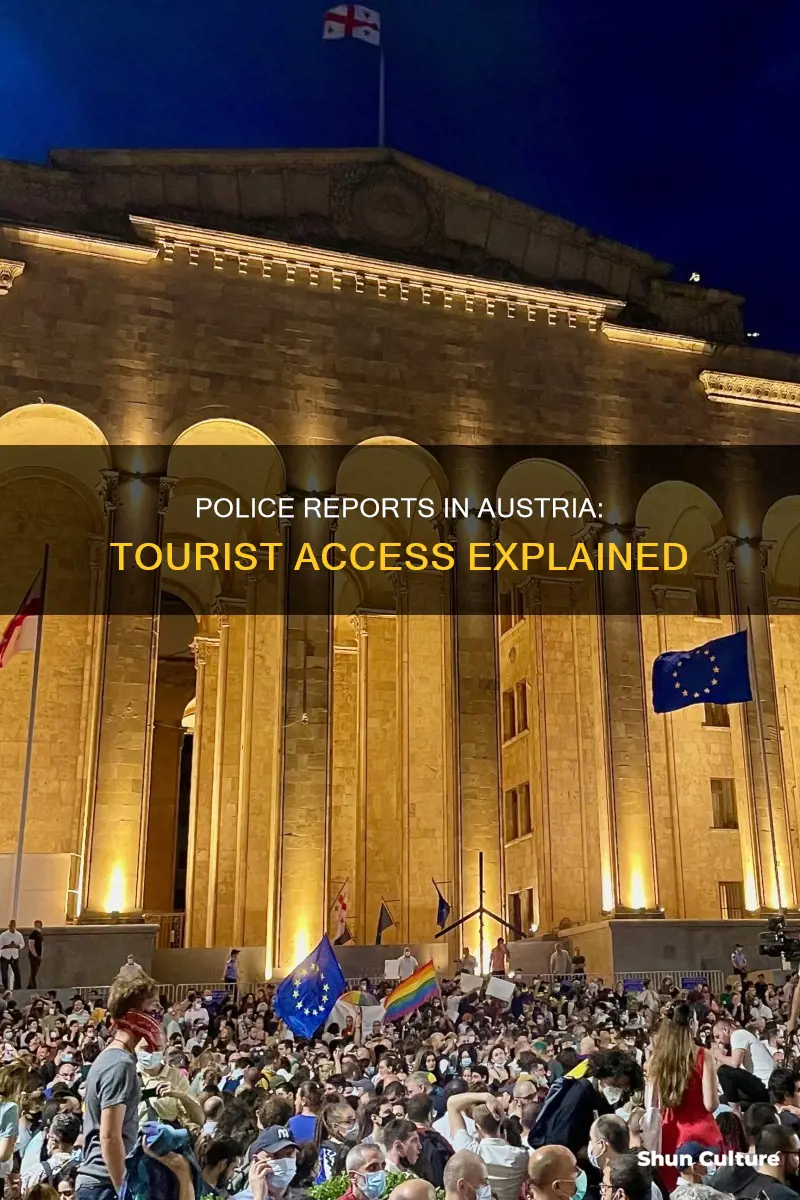 can tourist get police report in austria