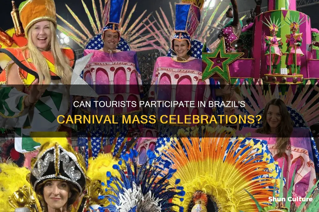 can tourist play mass in brazil carnival