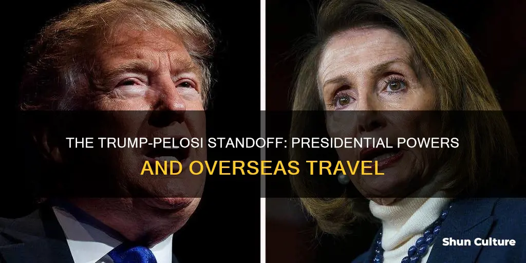 can trump prevent nancy pelosi from traveling to afghanistan