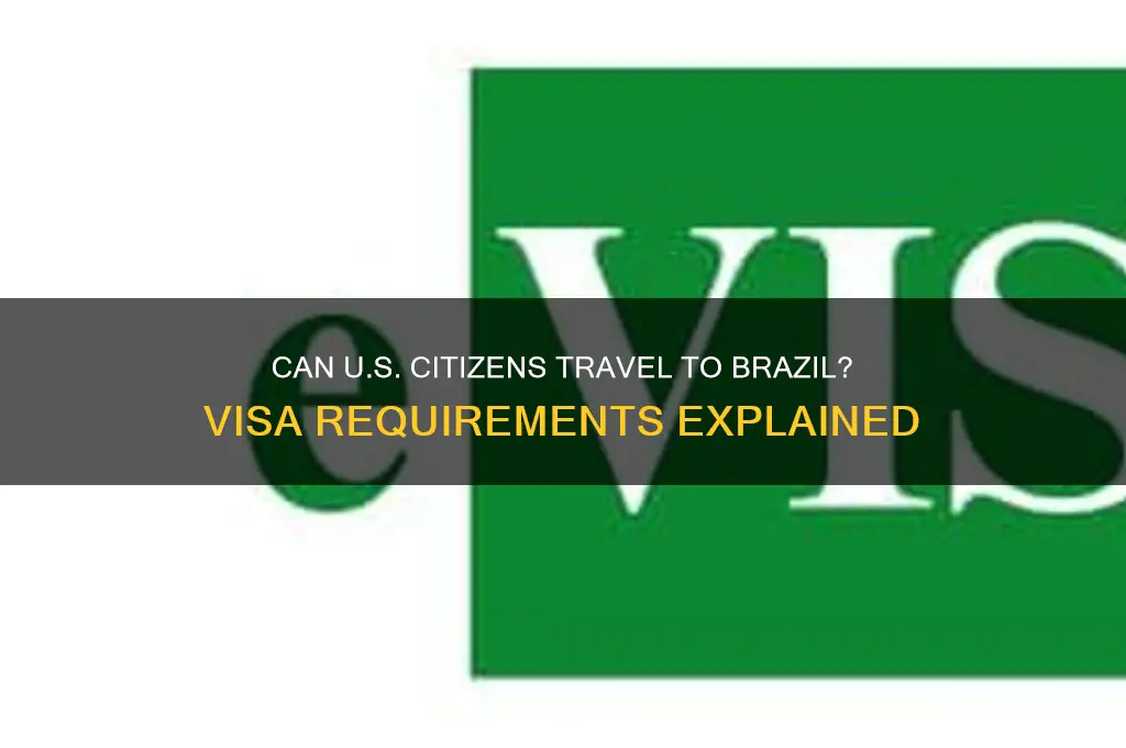 can u.s. citizens travel to brazil