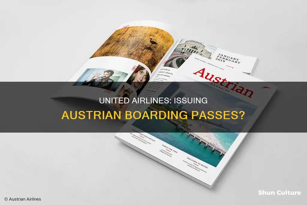 can united airline issue the austrian boarding oass