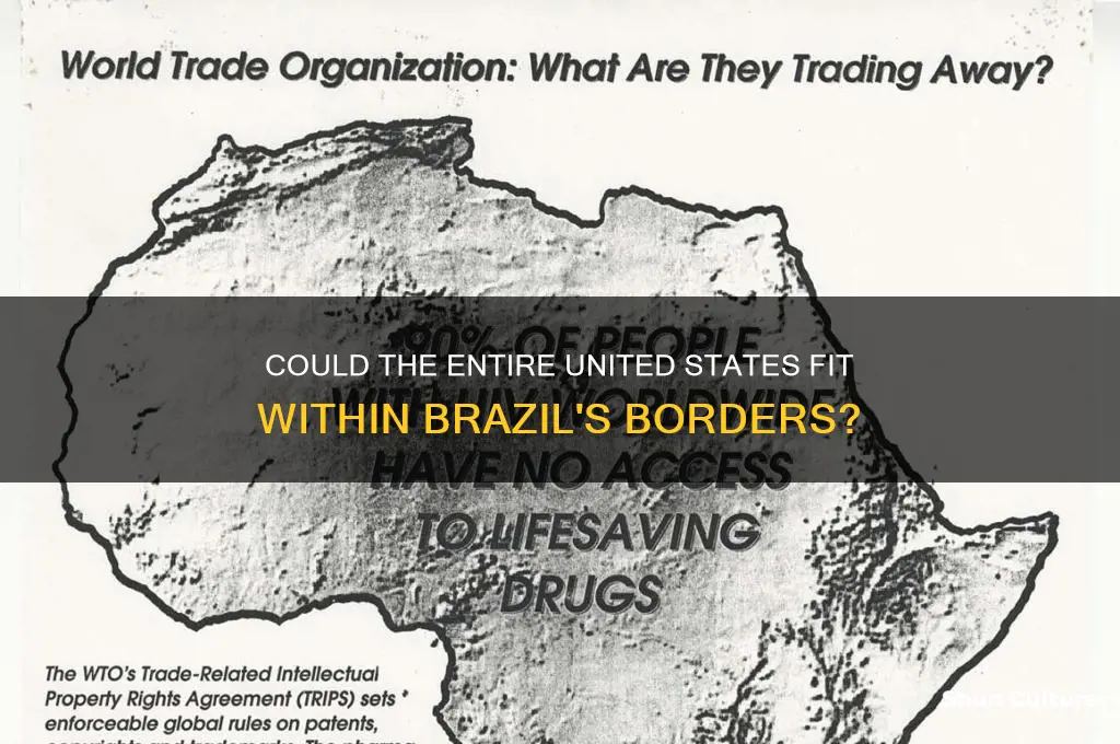 can united states fit in brazil