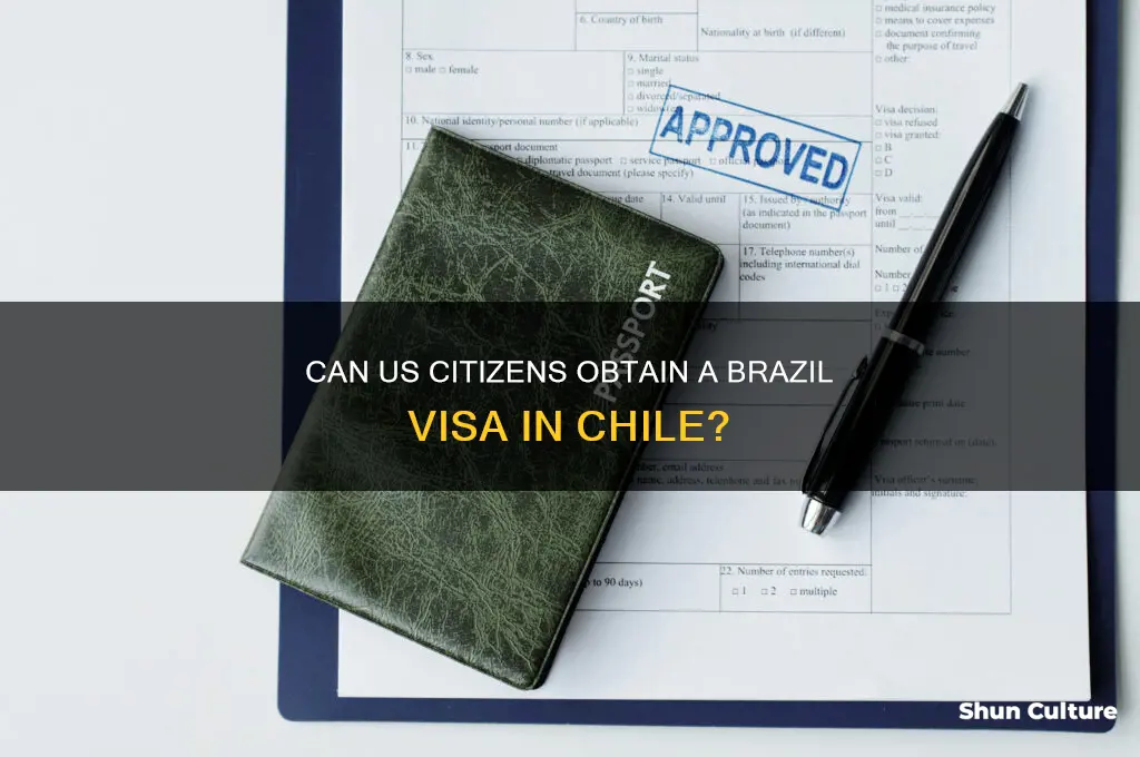 can us citizen get brazil visa in chile