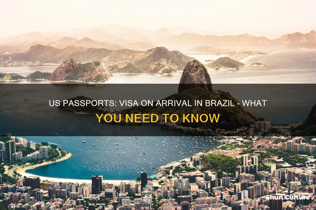 can us passports get visa on arrival in brazil