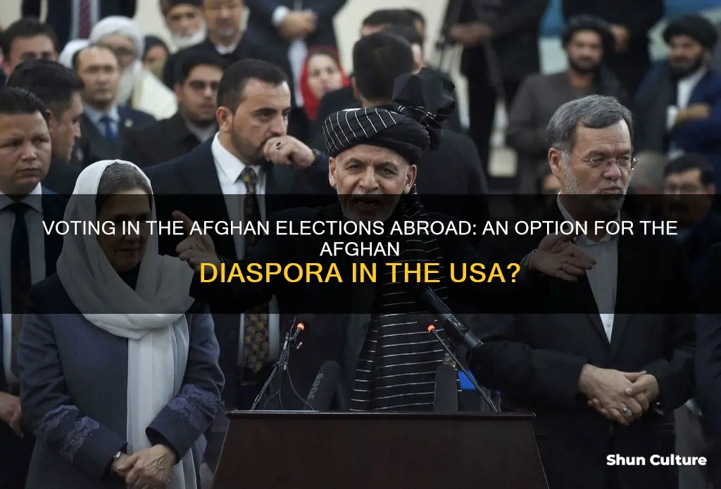 can we vote in afghanistan election in the usa