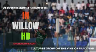 Watch Bangladesh vs England Cricket Live on Willow HD?