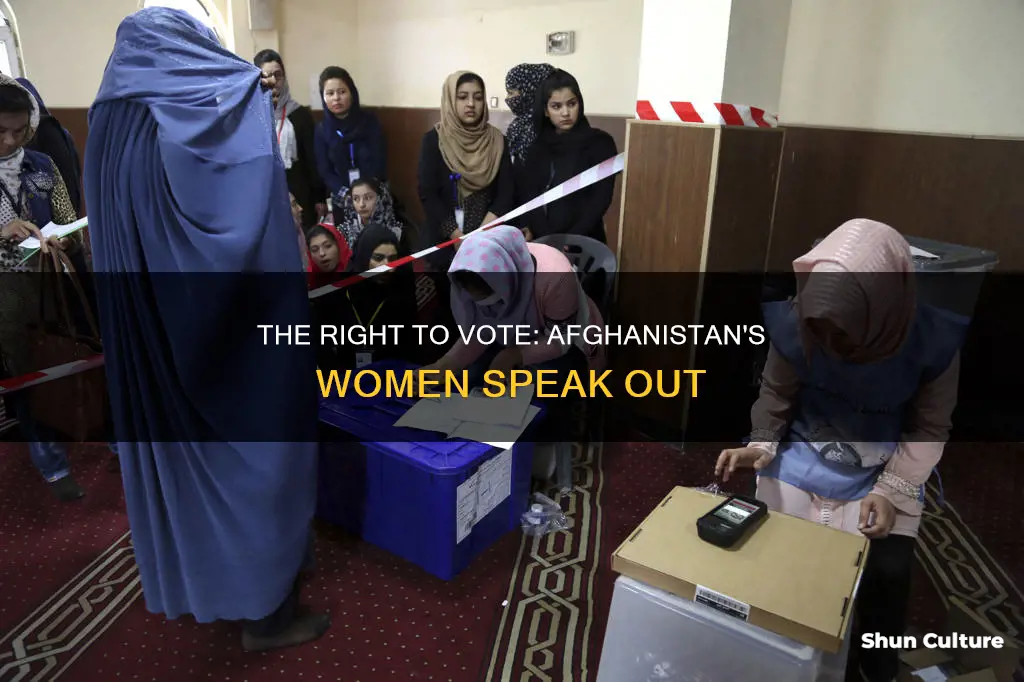 can women vote in afghanistan