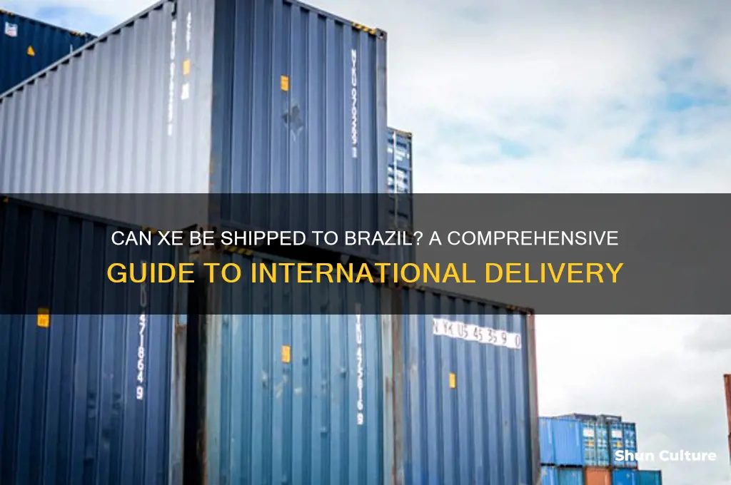 can xe send to brazil