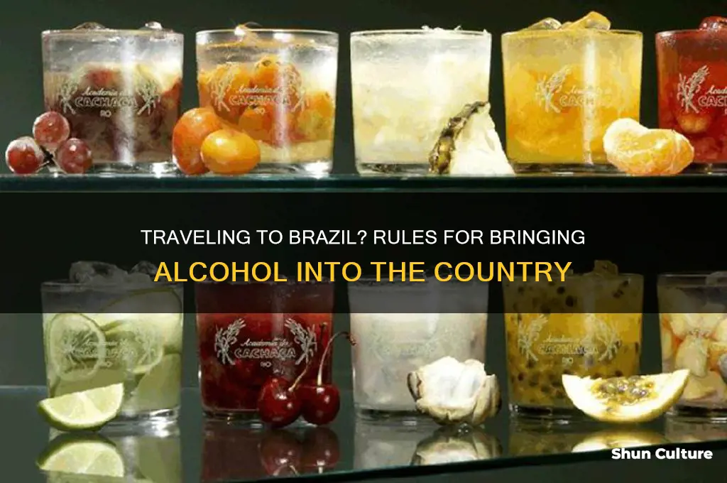 can you bring alcohol into brazil