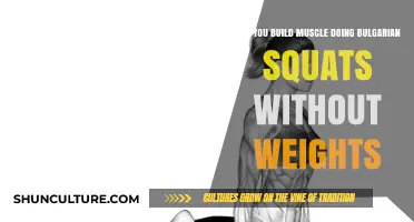 Building Muscle with Bulgarian Squats: No Weights Required!