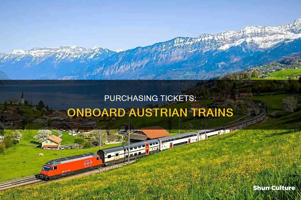 can you buy tickets on the train in austria