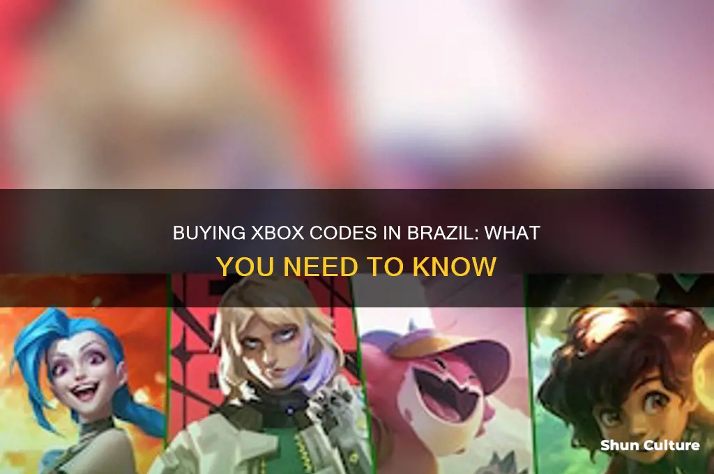 can you buy xbox codes from brazil