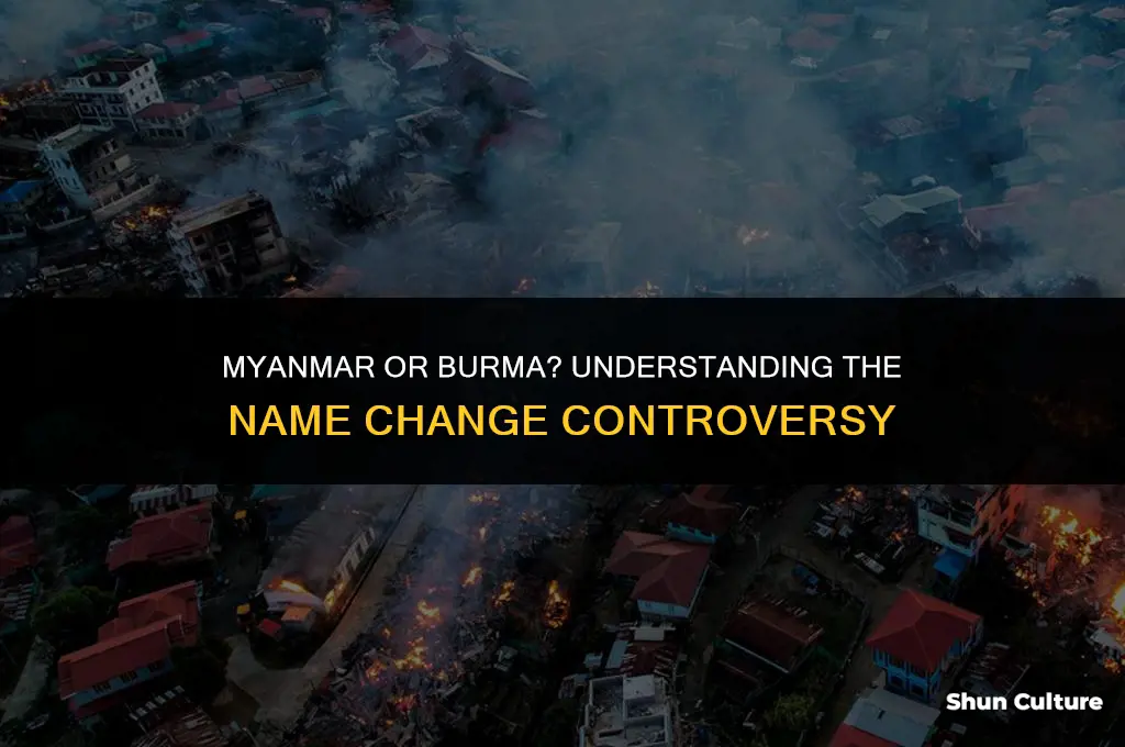 can you call myanmar burma