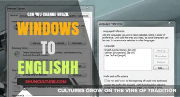 How to Change Brazilian Windows Language to English: A Simple Guide