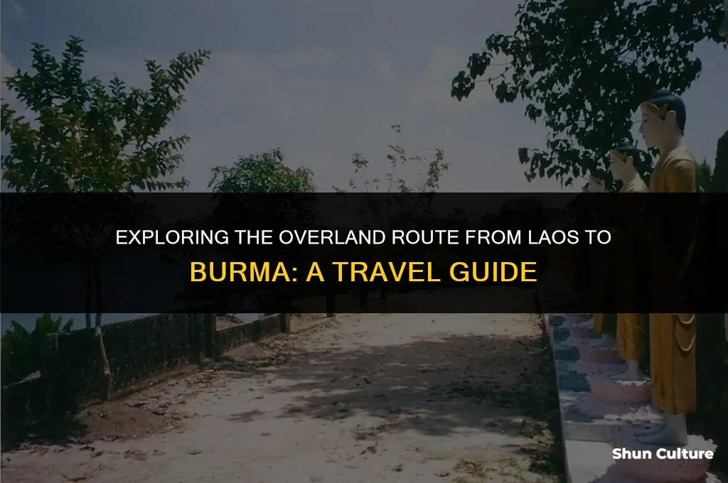 can you cross overland from laos to burma