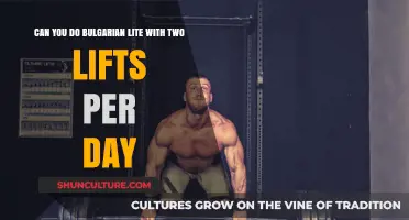 Bulgarian Lite: Achieving Fitness Goals with Two Daily Lifts