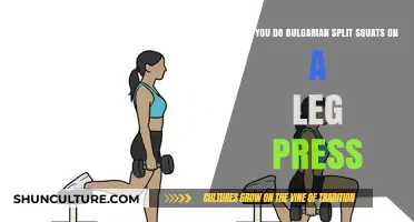 Bulgarian Split Squats vs. Leg Press: Which Exercise Reigns Supreme?