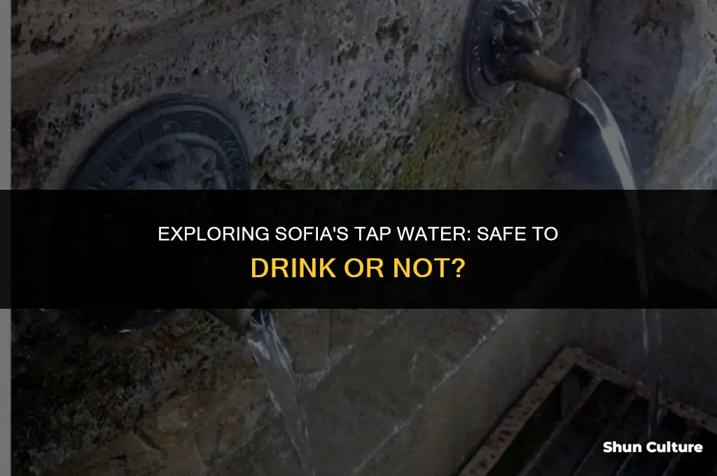 can you drink tap water in sofia bulgaria