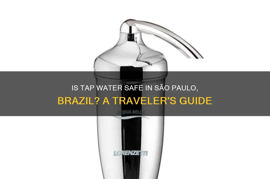 can you drink the water in sao paulo brazil