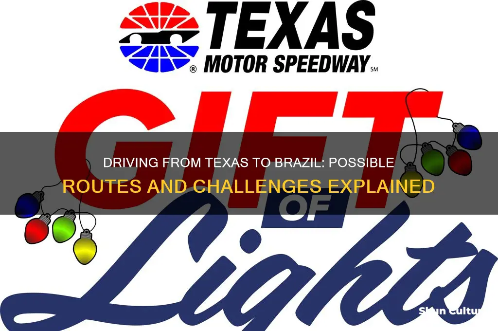 can you drive a car from texas to brazil