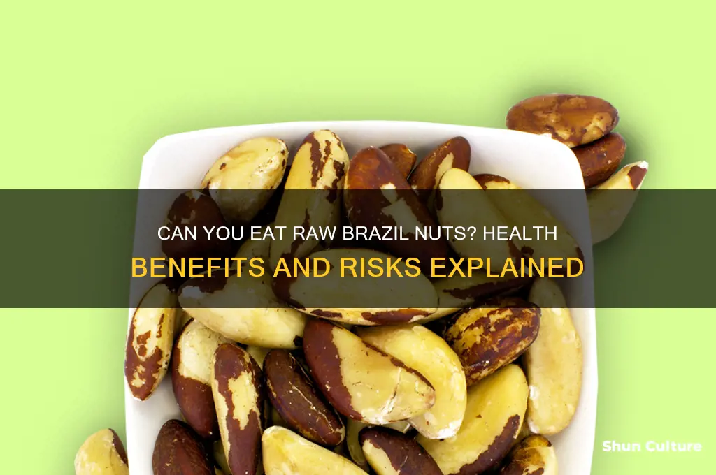 can you eat raw brazil nuts