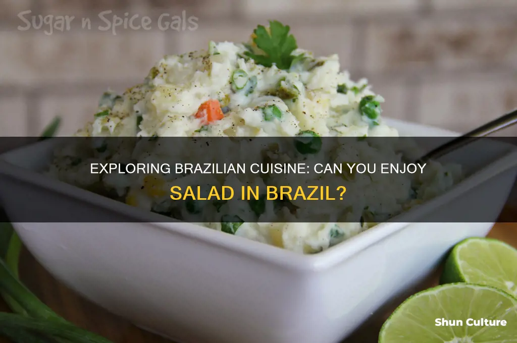 can you eat salad in brazil